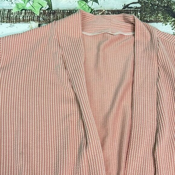 Blakele Open Front Cardigan Chill Comfy Pink open front Thumb holes OS - Picture 3 of 13